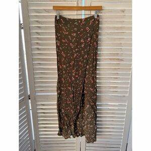 Express | Wrap Floral Maxi Skirt